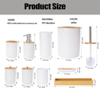 Bathroom Accessories Set, 6 Pieces