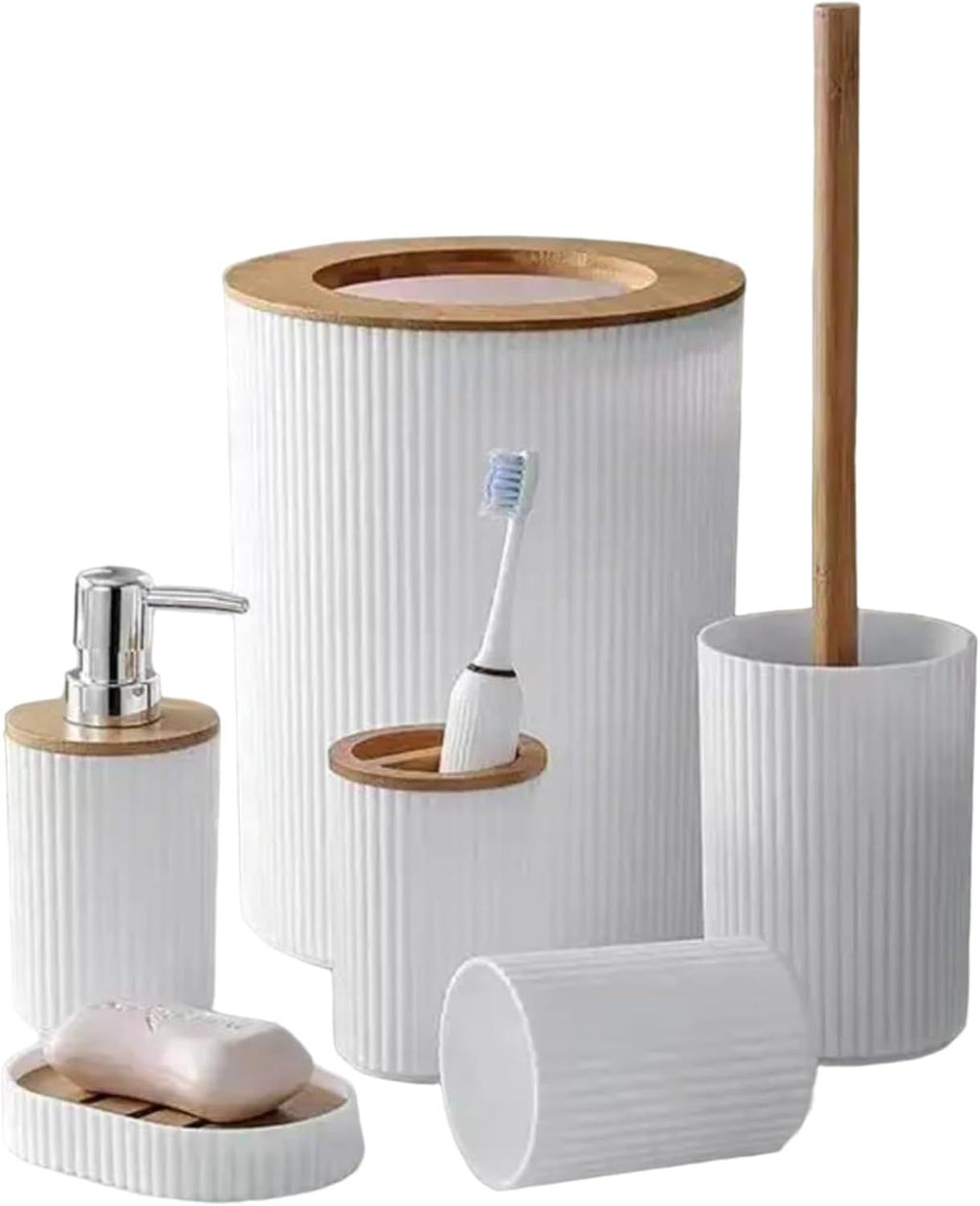 Bathroom Accessories Set, 6 Pieces