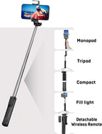 3 in 1 Multi-functional Consumable Selfie Stic